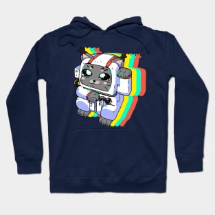 Space Lucky Cat Hoodie